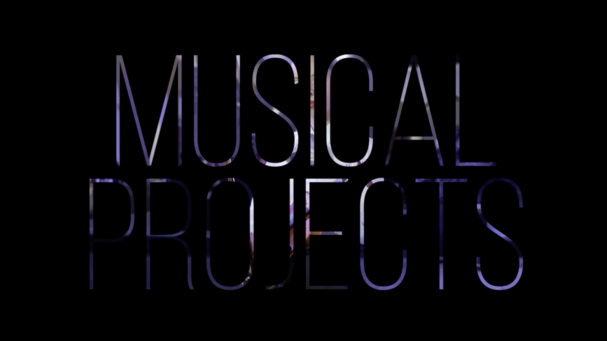 Demo reel presenting visual storytelling projects created for musicians and music productions.